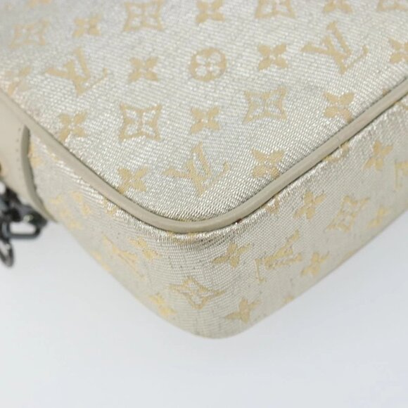 LOUIS VUITTON Monogram Shine McKenna Shoulder Bag Gold M92363 LV Auth hk3048 - Picture 5 of 16